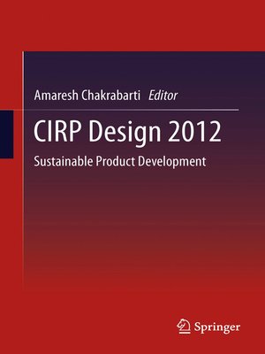 cover image of CIRP Design 2012
